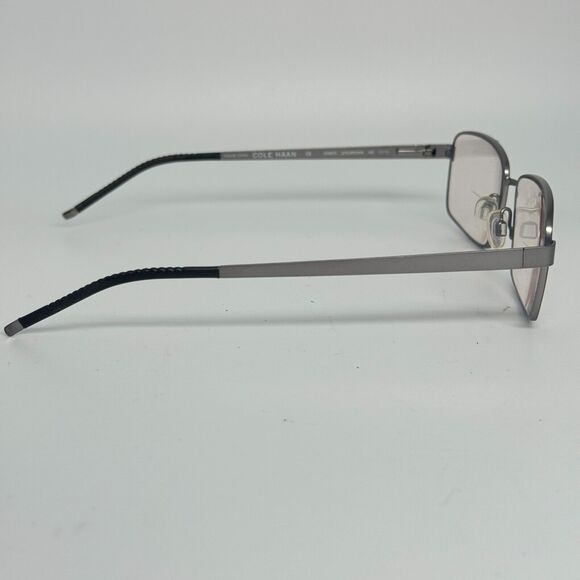 Cole Haan Men's Eyeglasses Brown Rectangular Metal Frame CH4013 210 H13805 - Picture 4 of 7